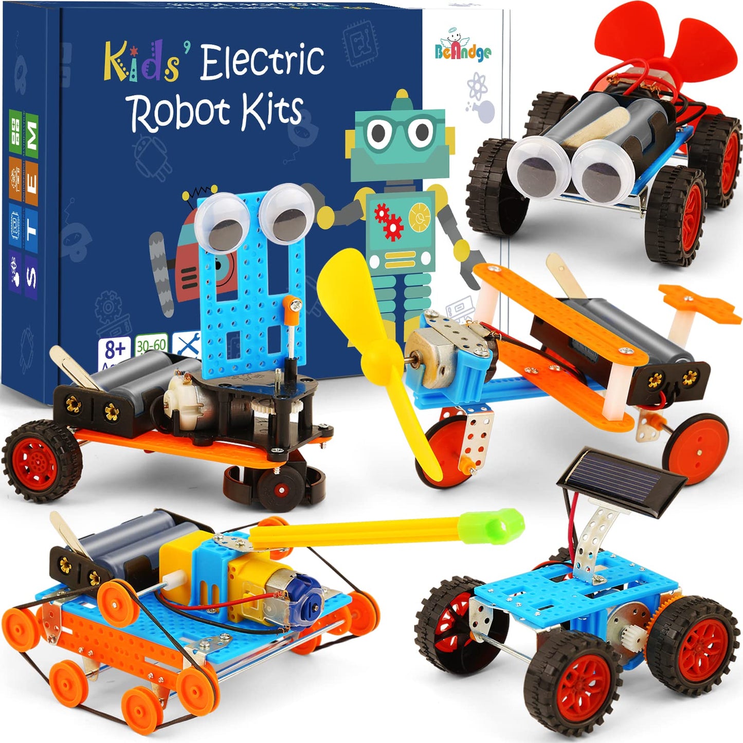 STEM Kits for Kids Crafts 6-8 8-12, Boys Gifts Toys for 6 7 Year Old Boy Birthday Gift, Robot Building Kit 5-7, STEM Toys Craft Kits 6Yr 7Yr Science Activities Robotics Age 8-10 8 9 10 11 12 Years