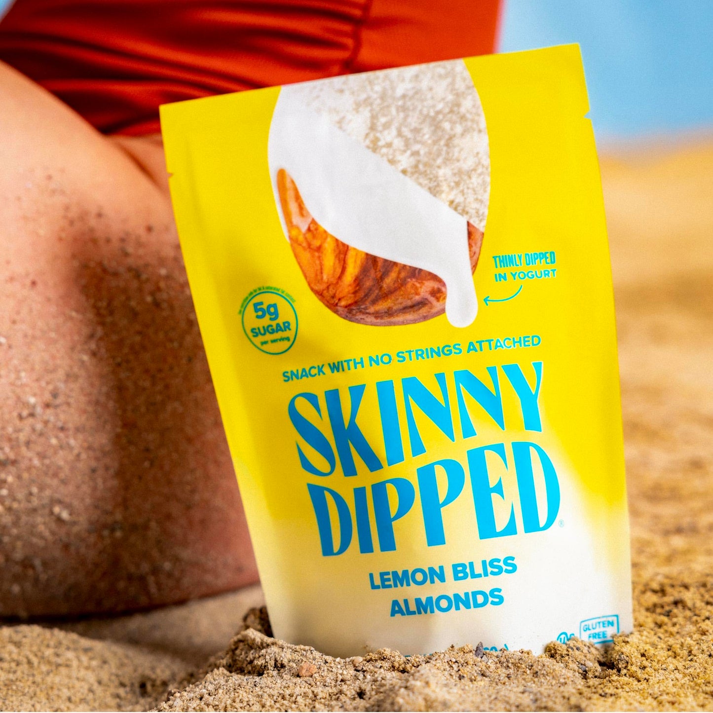 SkinnyDipped Snack Attack Minis Almond Variety Pack, Healthy Snack, Plant Protein, Gluten Free, 0.46 oz Mini Bags, Pack of 25