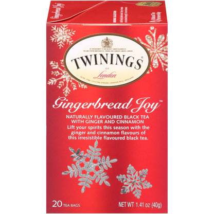 Twinings English Breakfast Black Tea, 100 Individually Wrapped Tea Bags, Smooth, Flavourful, Robust, Caffeinated, Enjoy Hot or Iced