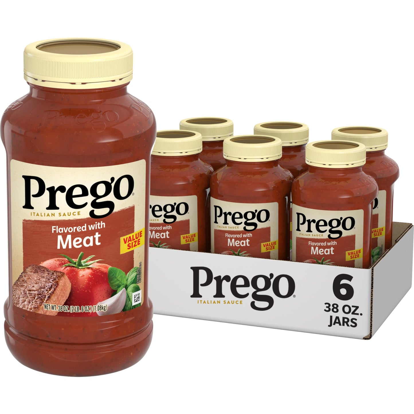 Prego Chunky Tomato with Garlic and Onion Pasta Sauce, 24 Oz Jar