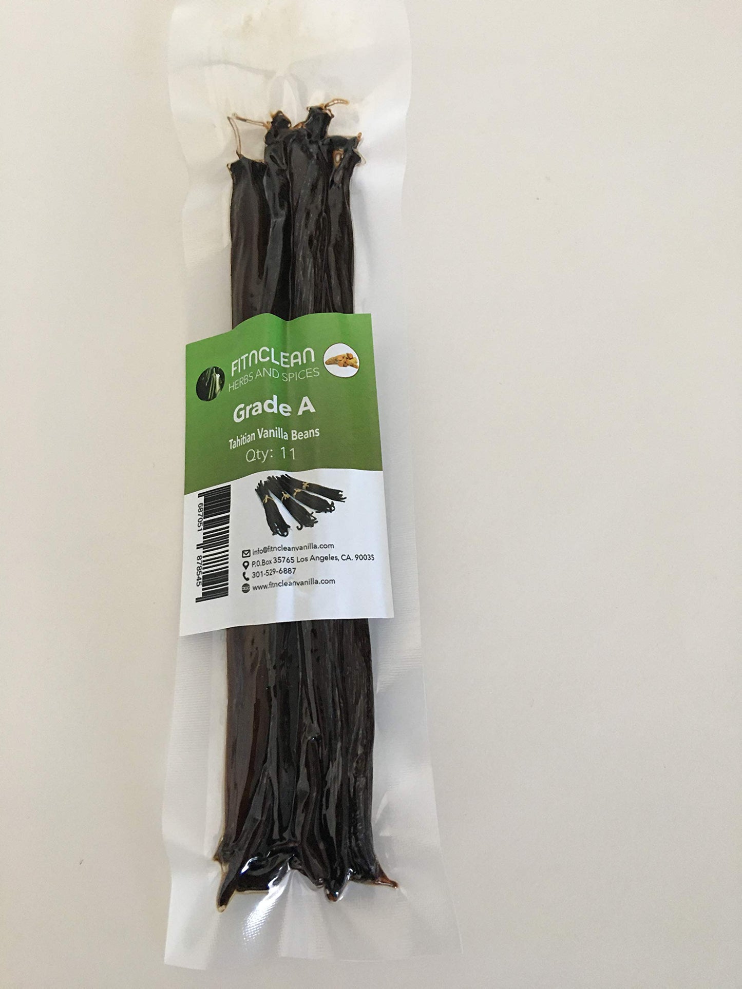 50 Organic Grade A Madagascar Vanilla Beans. Certified USDA Organic for Extract and all things Vanilla by FITNCLEAN VANILLA. ~5" Bulk Fresh Bourbon NON-GMO Pods.