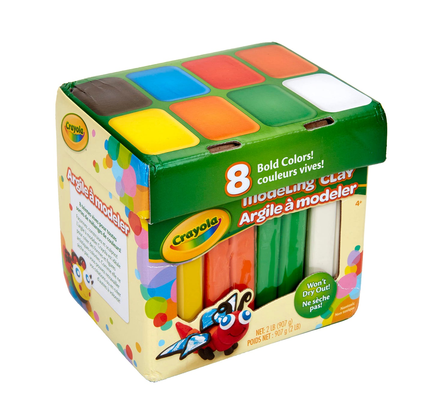 Crayola Modeling Clay in Bold Colors, 2lbs, Gift for Kids, Ages 4 & Up