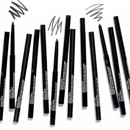 wet n wild Mega Last Breakup Proof Eyeliner, Quick Drying, Waterproof, 16-Hour Wear - Cruelty-Free & Vegan - Blackest Black