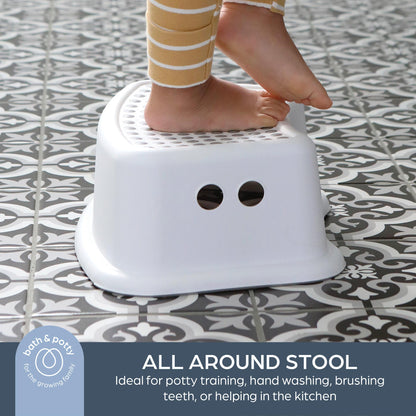 Dreambaby Step Stool for Kids - Non-Slip Base and Contoured Design for Toilet Potty Training and Sink Use