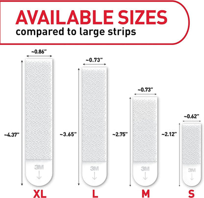 Command Large Picture Hanging Strips, White, Holds up to 16 lbs, 14-Pairs, Easy to Open Packaging