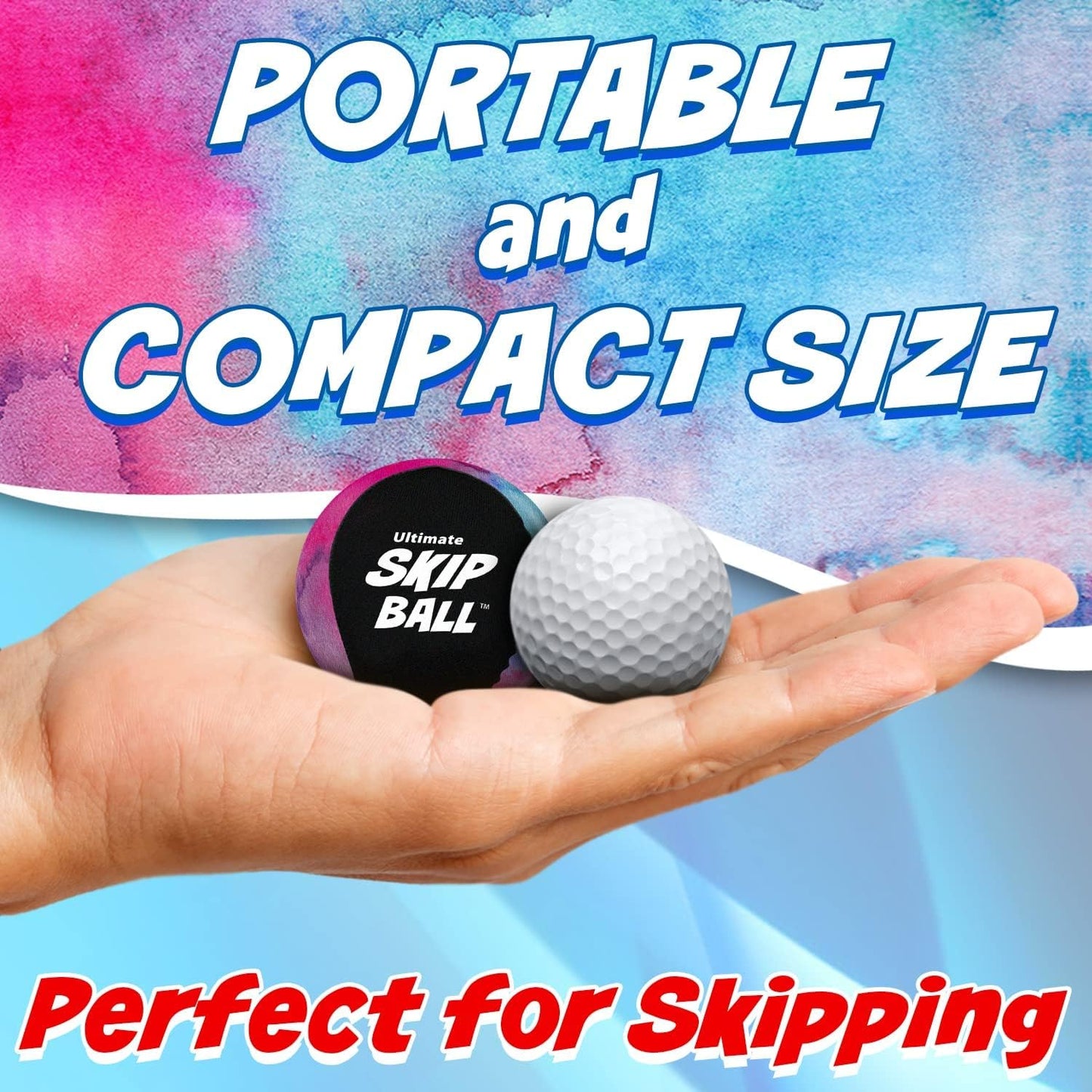 Activ Life The Ultimate Skip Ball – Water Bouncing Ball (2 Pack) Create Lasting Memories with Your Friends & Family at The Beach, Lake or Pool - Great for All Ages