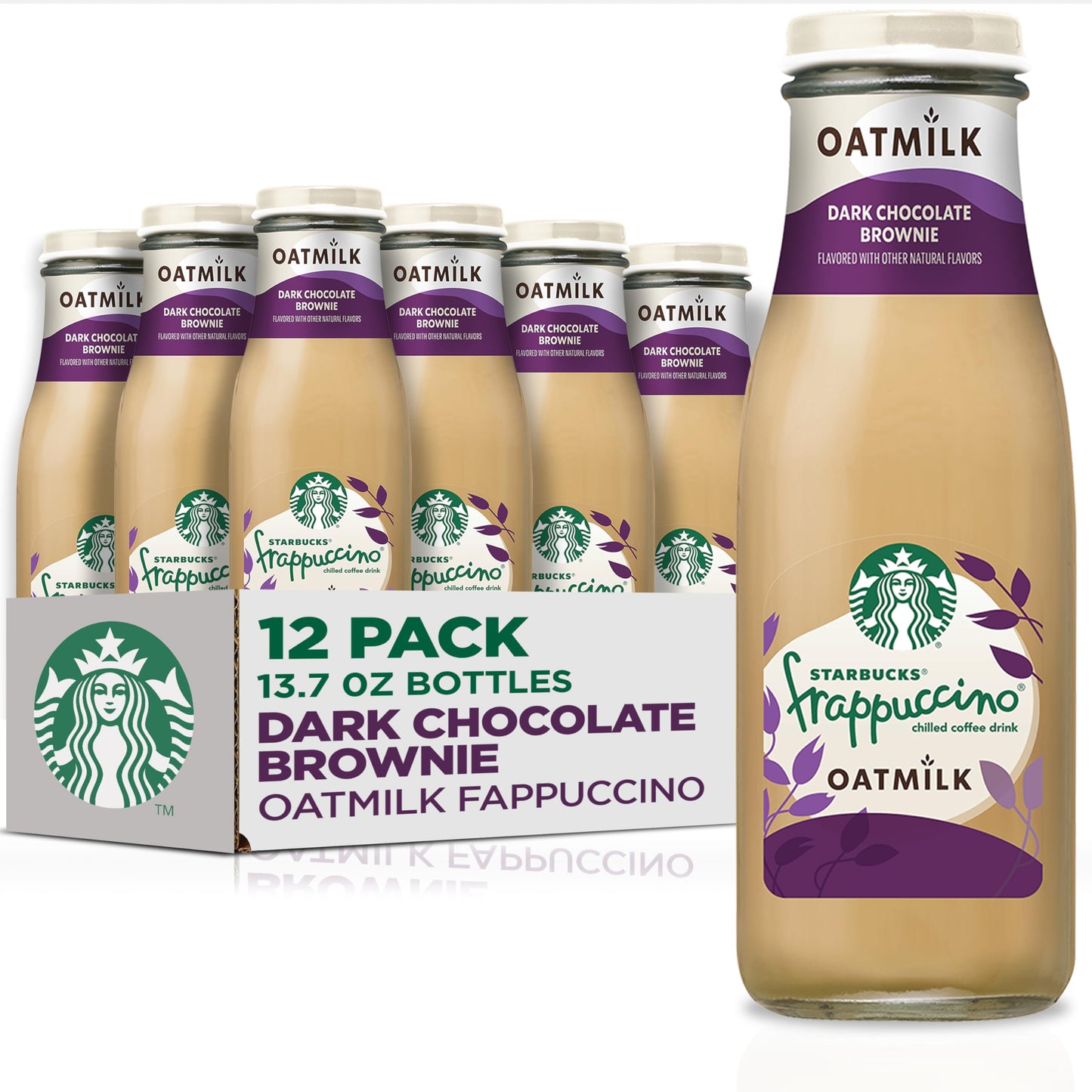 Starbucks Frappuccino Coffee Drink, Mocha, 13.7 fl oz Bottles (12 Pack)