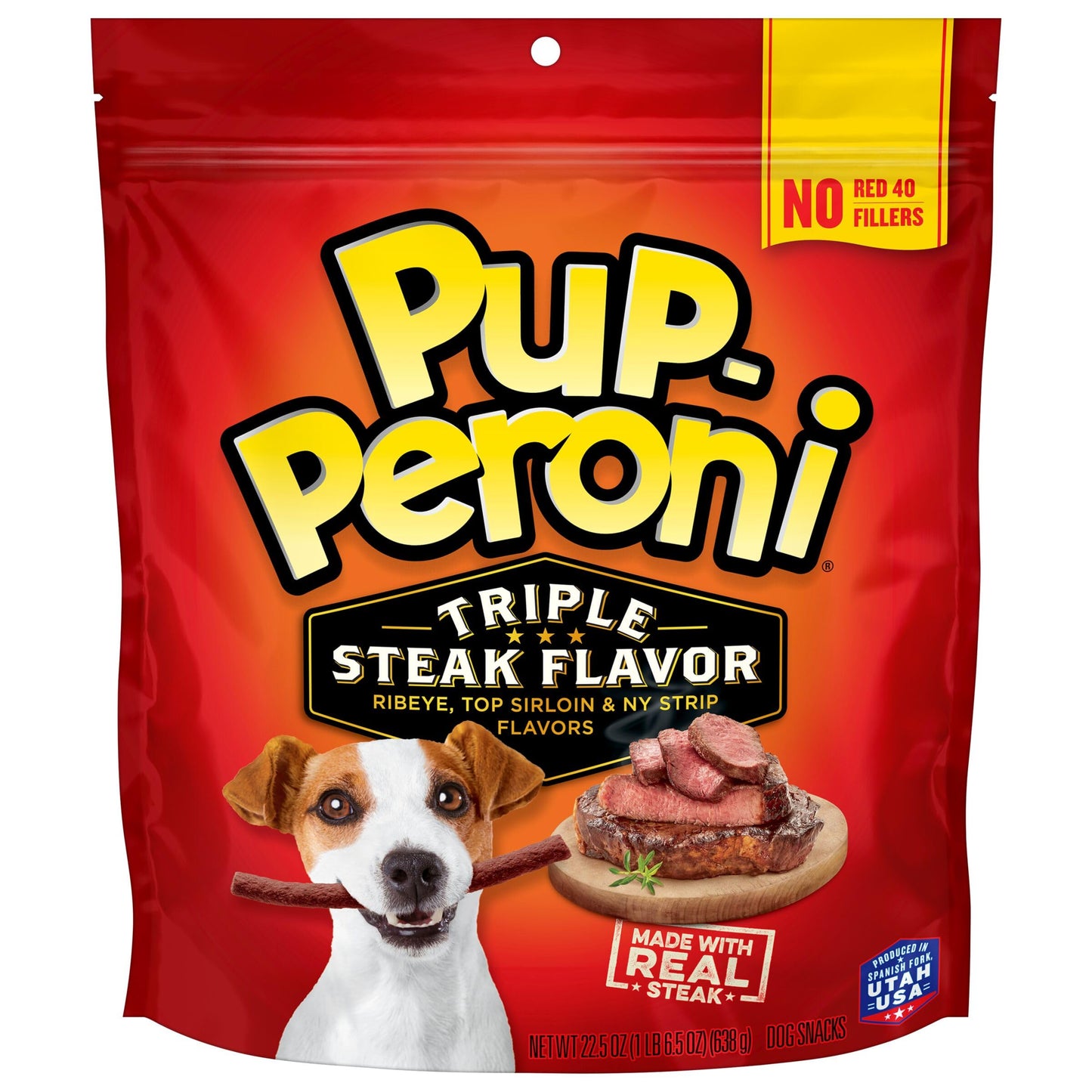 Pup-Peroni Dog Treats, Original Beef Flavor, 22.5 Ounce, Made with Real Beef