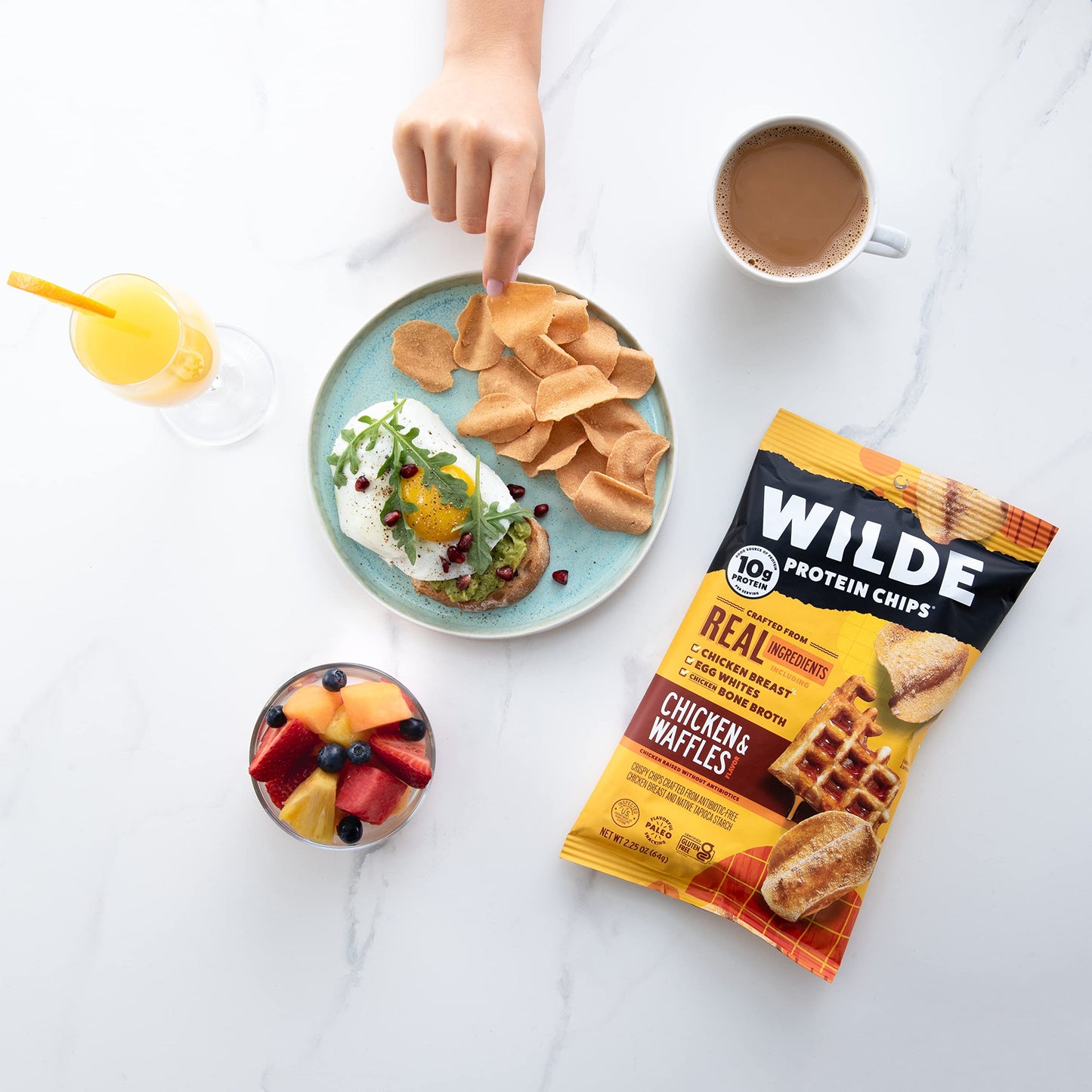 WILDE Spicy Protein Chips Variety Pack, Buffalo, Spicy Queso, Nashville Hot, Thin and Crispy, Protein Snack, Keto Chips, Made with Real Ingredients, 1.34oz Bags (Pack of 12)…