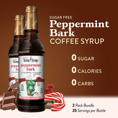 Jordan's Skinny Syrups Sugar Free Coffee Syrup, Vanilla Flavor Drink Mix, Zero Calorie Flavoring for Chai Latte, Protein Shake, Food and More, Gluten Free, Keto Friendly, 25.4 Fl Oz, 2 Pack