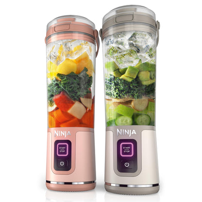 Ninja BC151EM Blast Portable Blender, Cordless, 18oz. Vessel, Personal Blender-for Shakes & Smoothies, BPA Free, Leakproof-Lid & Sip Spout, USB-C Rechargeable, Dishwasher Safe Parts