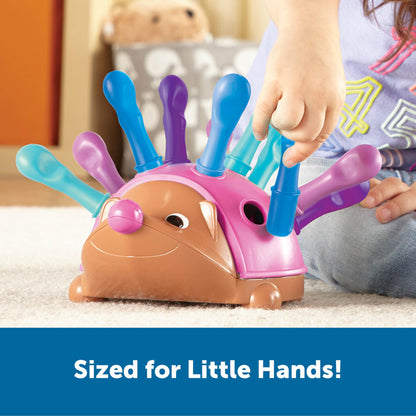 Learning Resources Spike The Fine Motor Hedgehog - Toddler Learning Toys, Fine Motor and Sensory Toys for Kids Ages 18+ Months, Montessori Toys