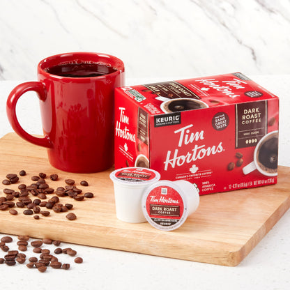 Tim Hortons Original Blend, Medium Roast Coffee, Single-Serve K-Cup Pods Compatible with Keurig Brewers, 24 Count(Pack of 1)(Packaging may vary)