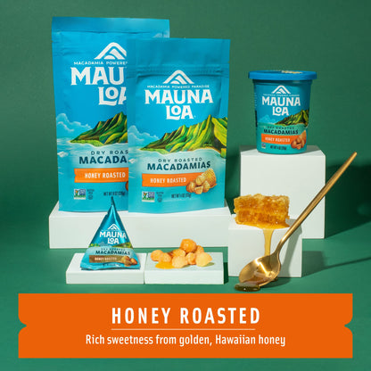 Mauna Loa Premium Hawaiian Roasted Macadamia Nuts, Sea Salt Flavor, 8 Oz