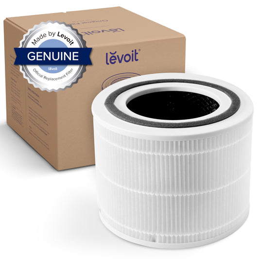 LEVOIT Core 300 Air Purifier Replacement Filter, 3-In-1 Filter, Efficiency Activated Carbon, Core300-RF, White