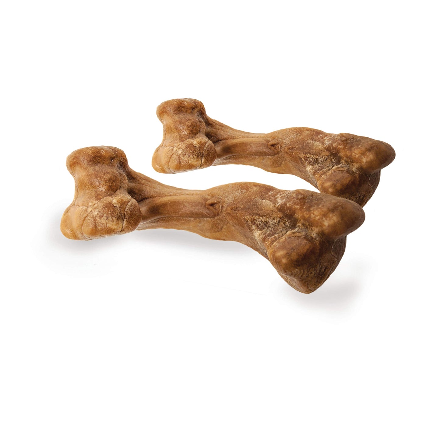 Nylabone Healthy Edibles WILD Natural Long-Lasting Bison Flavor Bone Chew Treats for Dogs, Medium (2 Count)