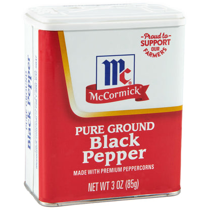 McCormick Pure Ground Black Pepper, 3 oz