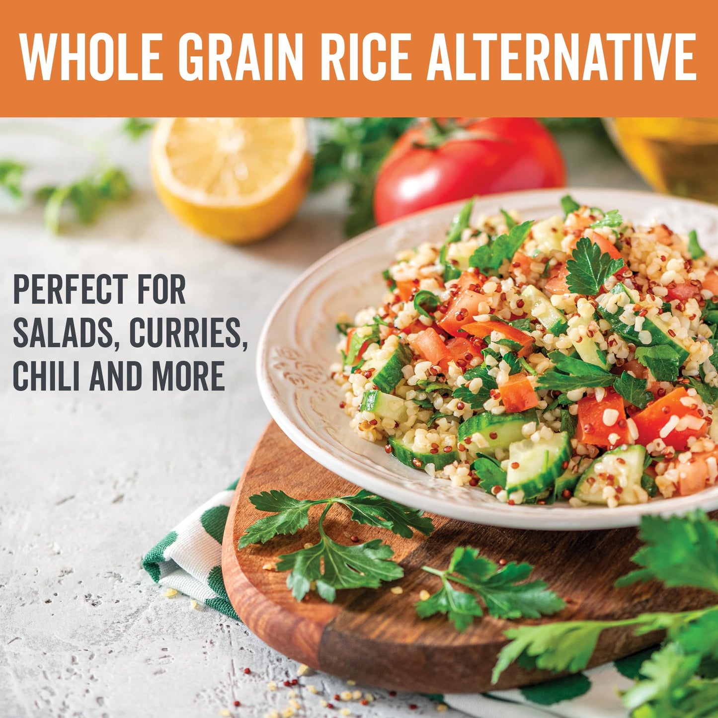 Viva Naturals Organic Quinoa, 64 oz (4 lb) - Plant Based Protein, Fiber and Iron - Pre-Washed Whole Grain Rice and Pasta Substitute for Quinoa Salad - USDA Organic, Gluten Free, Vegan, Non-GMO and Kosher