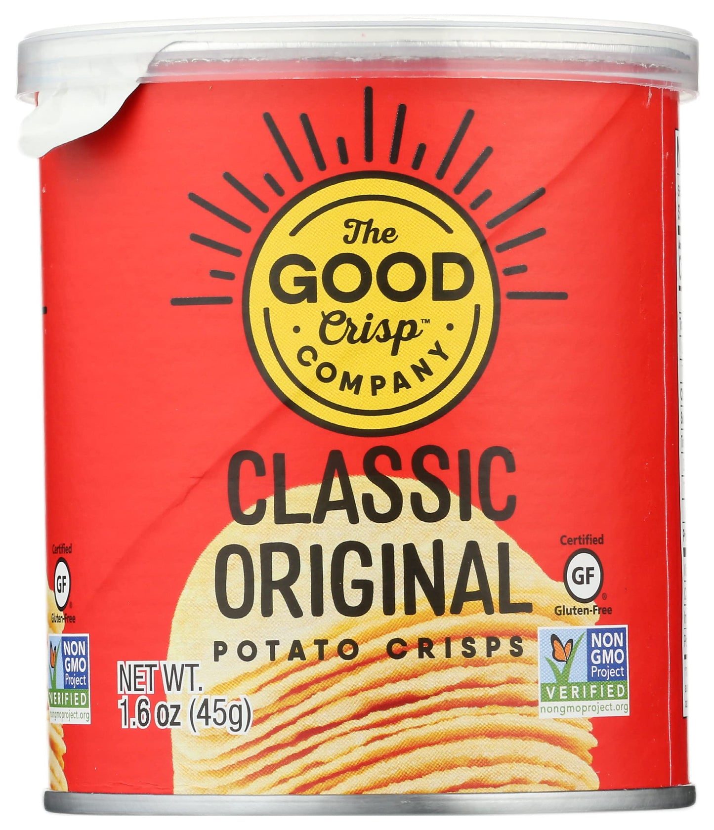 The Good Crisp Company, Good Crisps Minis (Original, 1.6 Ounce, Pack of 12) Non-GMO, Allergen Friendly, Potato Chip Snack Pack, Gluten Free Snacks