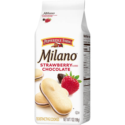 Pepperidge Farm Milano Milk Chocolate Cookies, 6 OZ Bag (15 Cookies)