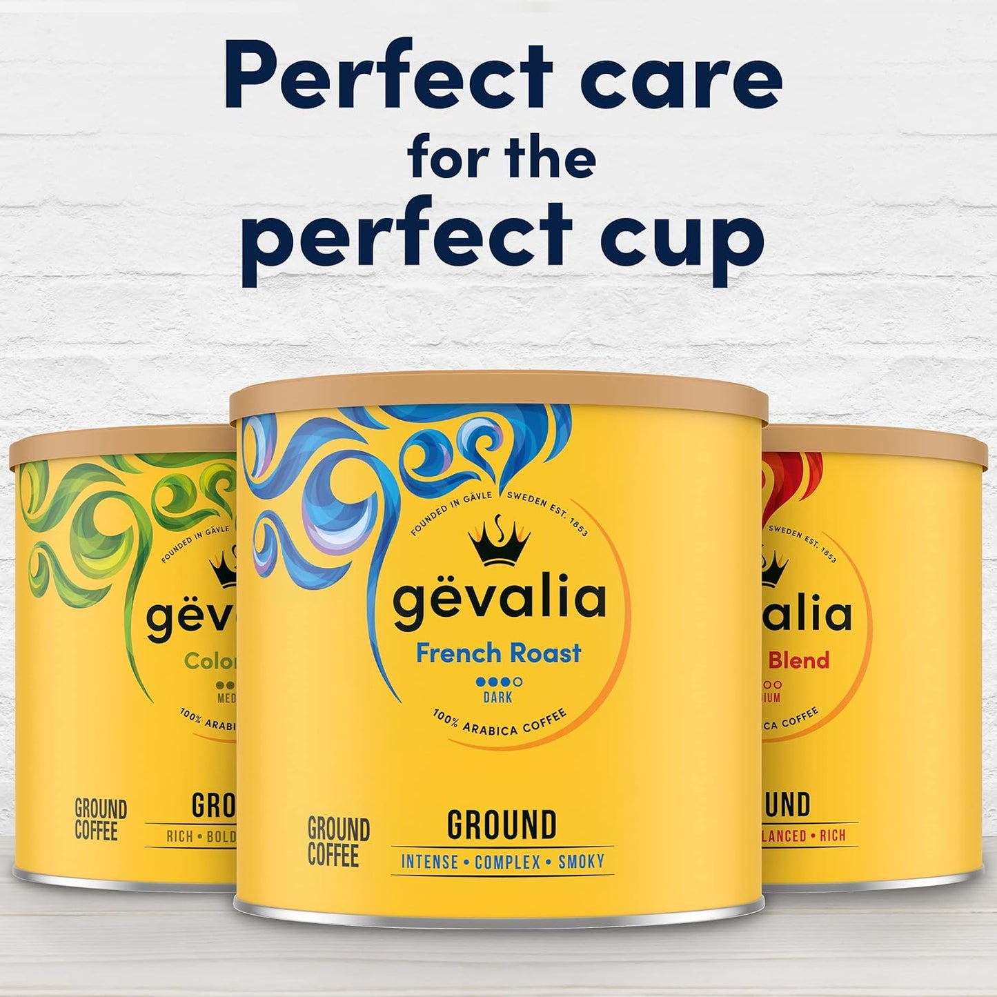 Gevalia French Roast Ground Coffee (27.6 oz Canister)