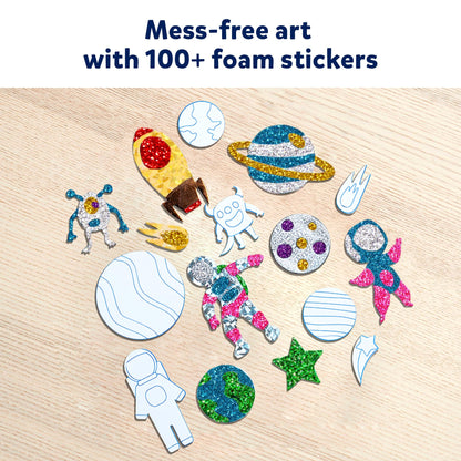 Skillmatics Art & Craft Activity - Foil Fun Unicorns & Princesses, No Mess Art for Kids, Craft Kits & Supplies, DIY Creative Activity, Gifts for Girls & Boys Ages 4, 5, 6, 7, 8, 9, Travel Toys