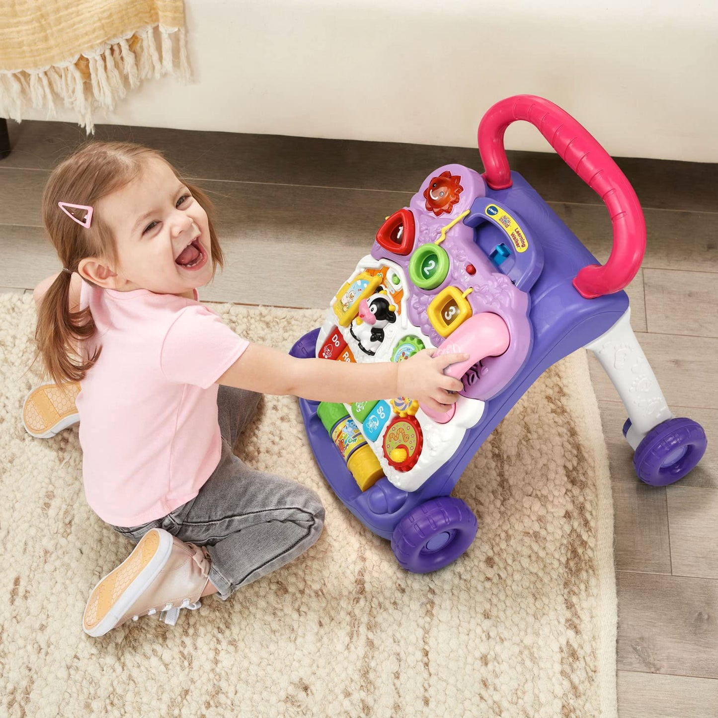 VTech Sit-To-Stand Learning Walker (Frustration Free Packaging), Blue