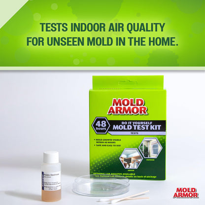 Mold Armor Do It Yourself Mold Test Kit, Test Surface Mold, Air Quality, and HVAC, Safe and Easy to Use, DIY at Home Mold Kit, Effective Both Indoors and Outdoors