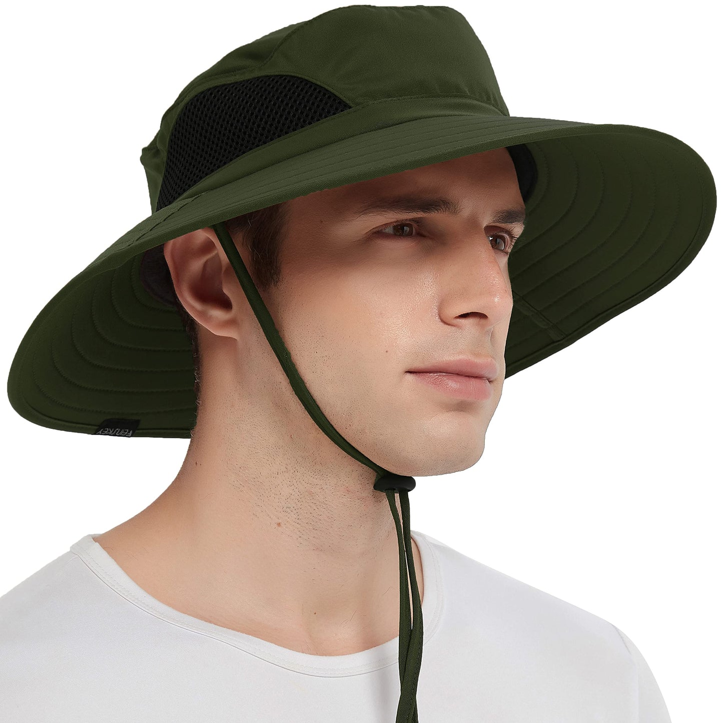 EINSKEY Unisex Sun Hat, Waterproof Wide Brim Bucket Hat Packable Boonie Hat for Fishing Hiking Gardening Safari Beach