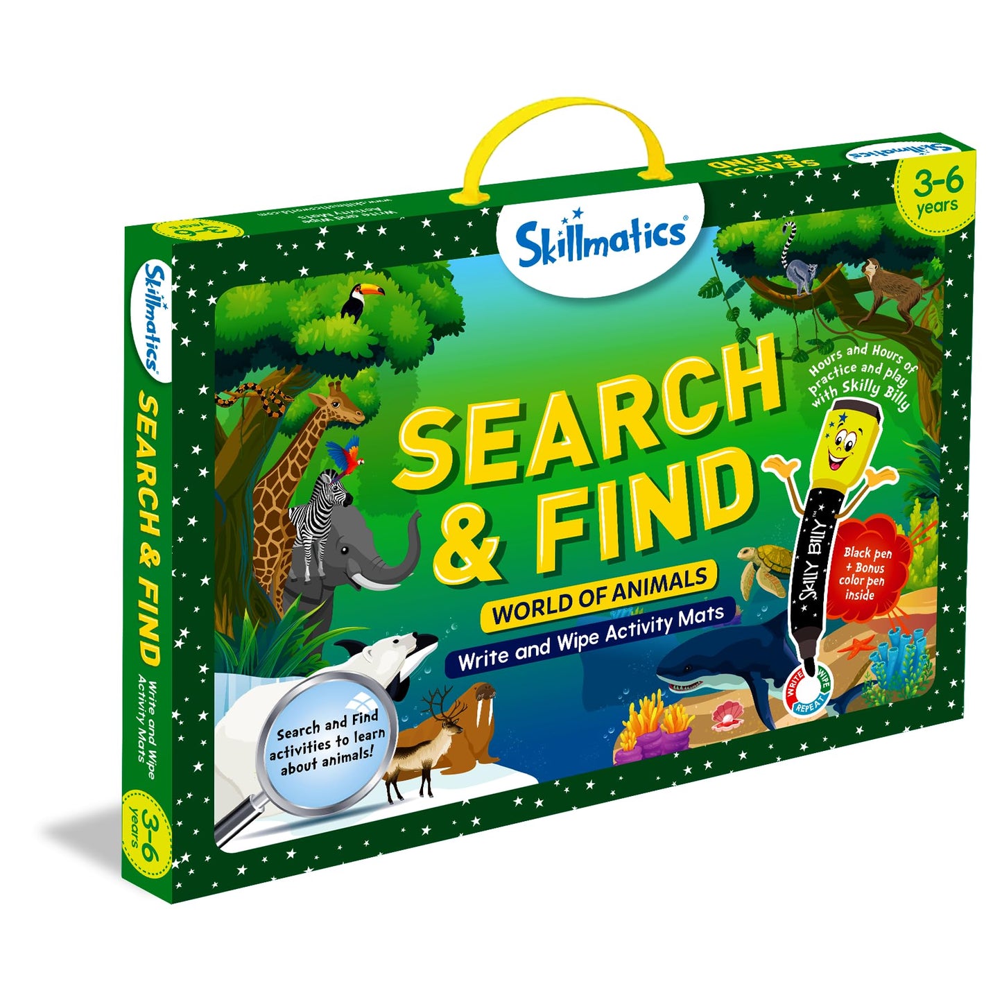 Skillmatics Preschool Learning Activity - Search and Find Educational Game, Perfect for Kids, Toddlers Who Love Toys, Art and Craft Activities, Gifts for Girls and Boys Ages 3, 4, 5, 6