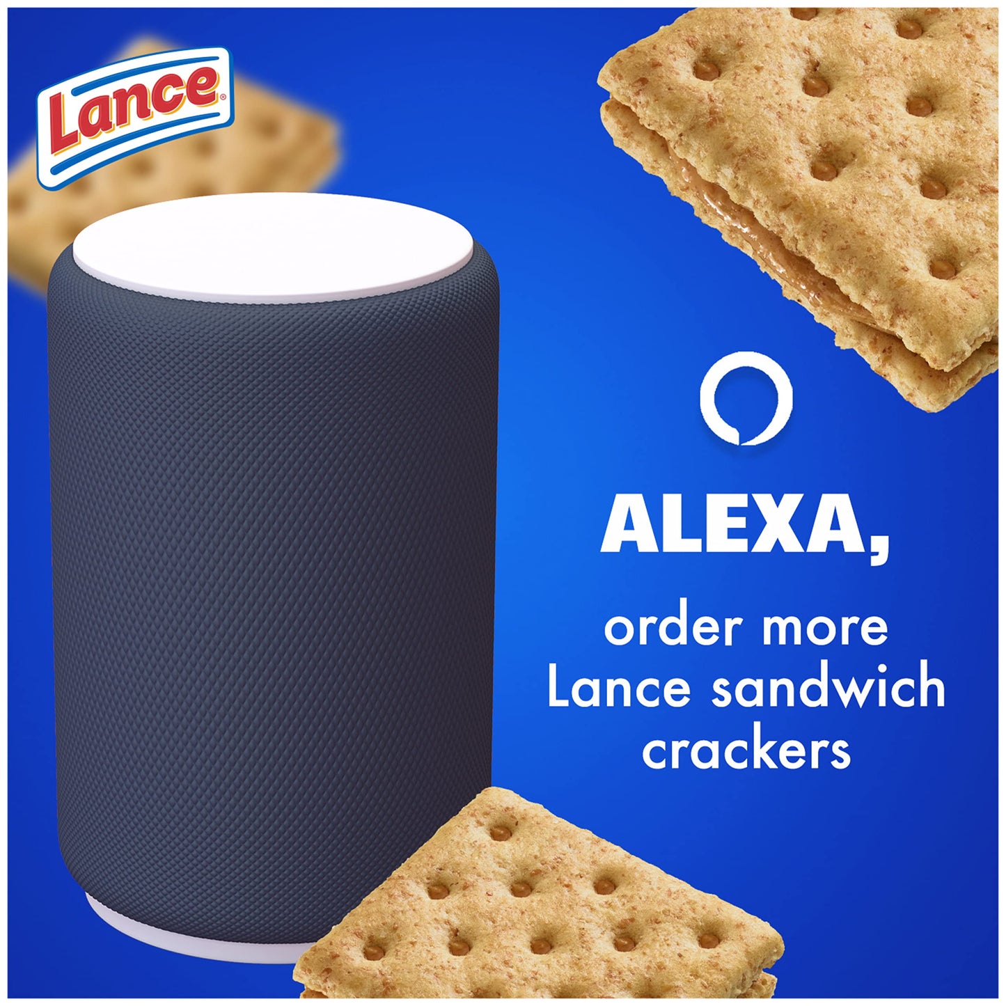 Lance Sandwich Crackers, Captain's Wafer Grilled Cheese, 10 Individual Packs, 6 Sandwiches Each