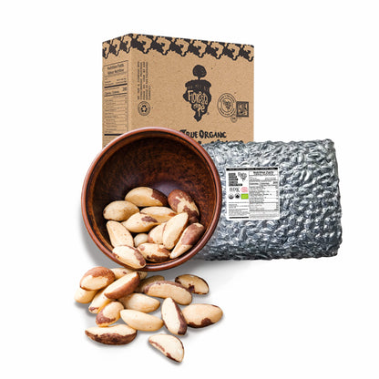 Floresta em Pé The True Organic Premium Brazil Nuts (15oz) Raw & Unsalted | Kosher | Non-Gmo | Certified Organic | Fresh | Vegan | Gluten Free | Keto & Paleo Friendly | Sustainably Harvested