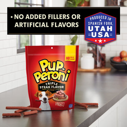 Pup-Peroni Dog Treats, Original Beef Flavor, 22.5 Ounce, Made with Real Beef