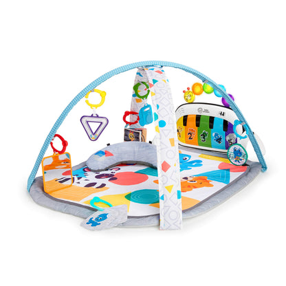 Baby Einstein 4-in-1 Kickin' Tunes Music and Language Play Gym and Piano Tummy Time Activity Mat