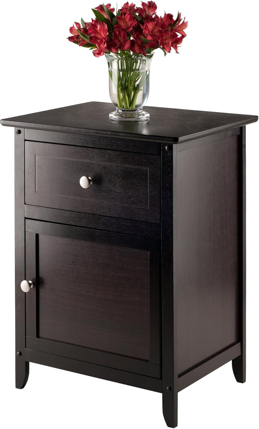 Winsome Eugene Accent Table, 18.9 inches, Espresso