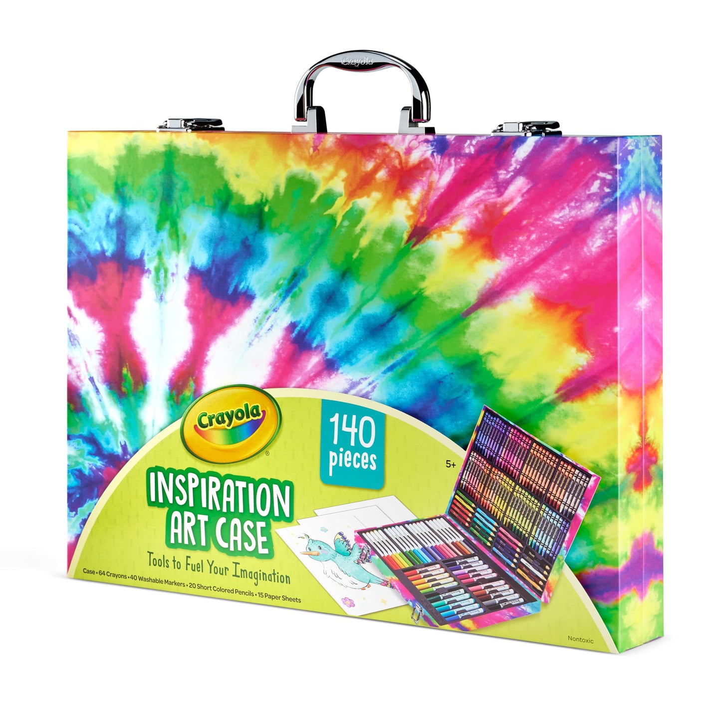 Crayola Inspiration Art Case Coloring Set - Space (140ct), Art Kit For Kids, Toys for Girls & Boys, Art Set, School Supplies, Gifts [Amazon Exclusive]