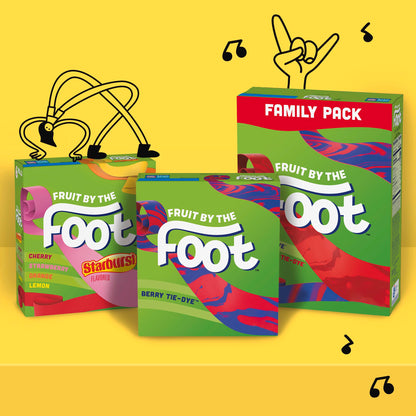 Fruit by the Foot Fruit Flavored Snacks, Starburst, Variety Pack