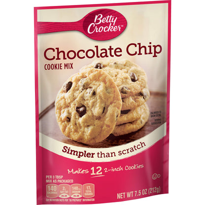 Betty Crocker Peanut Butter Cookie Mix, Makes twelve (12) 2-inch Cookies, 7.2 oz.