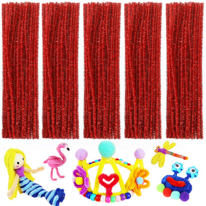 Pipe Cleaners, Pipe Cleaners Craft, Arts and Crafts, Crafts, Craft Supplies, Art Supplies (200 Multi-Color Pipe Cleaners)…