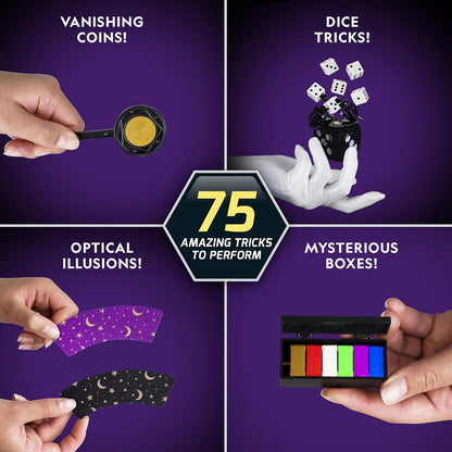 NATIONAL GEOGRAPHIC Mega Magic Set - More Than 75 Magic Tricks for Kids to Perform with Step-by-Step Video Instructions for Each Trick Provided by a Professional Magician (Amazon Exclusive)