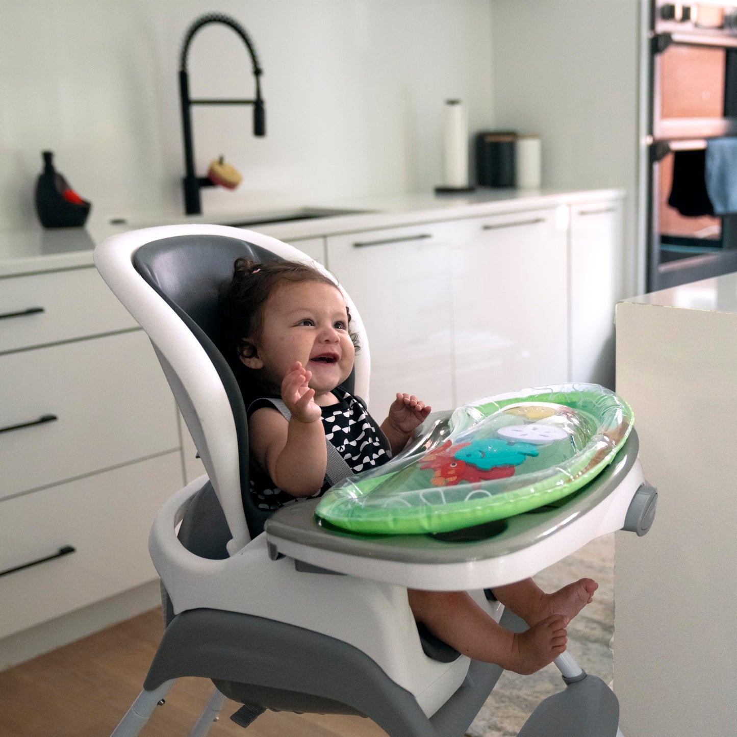 Baby Einstein 4-in-1 Kickin' Tunes Music and Language Play Gym and Piano Tummy Time Activity Mat