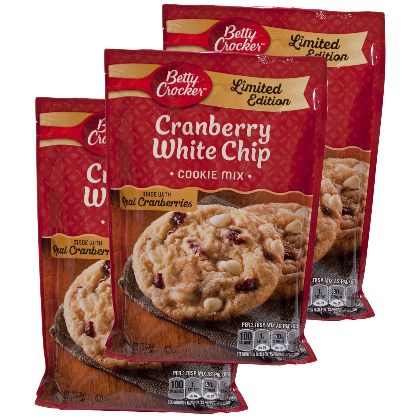 Betty Crocker Peanut Butter Cookie Mix, Makes twelve (12) 2-inch Cookies, 7.2 oz.