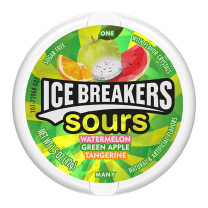 ICE BREAKERS Duo Fruit Plus Cool Strawberry Sugar Free Breath Mints Tins, 1.3 oz (8 Count)