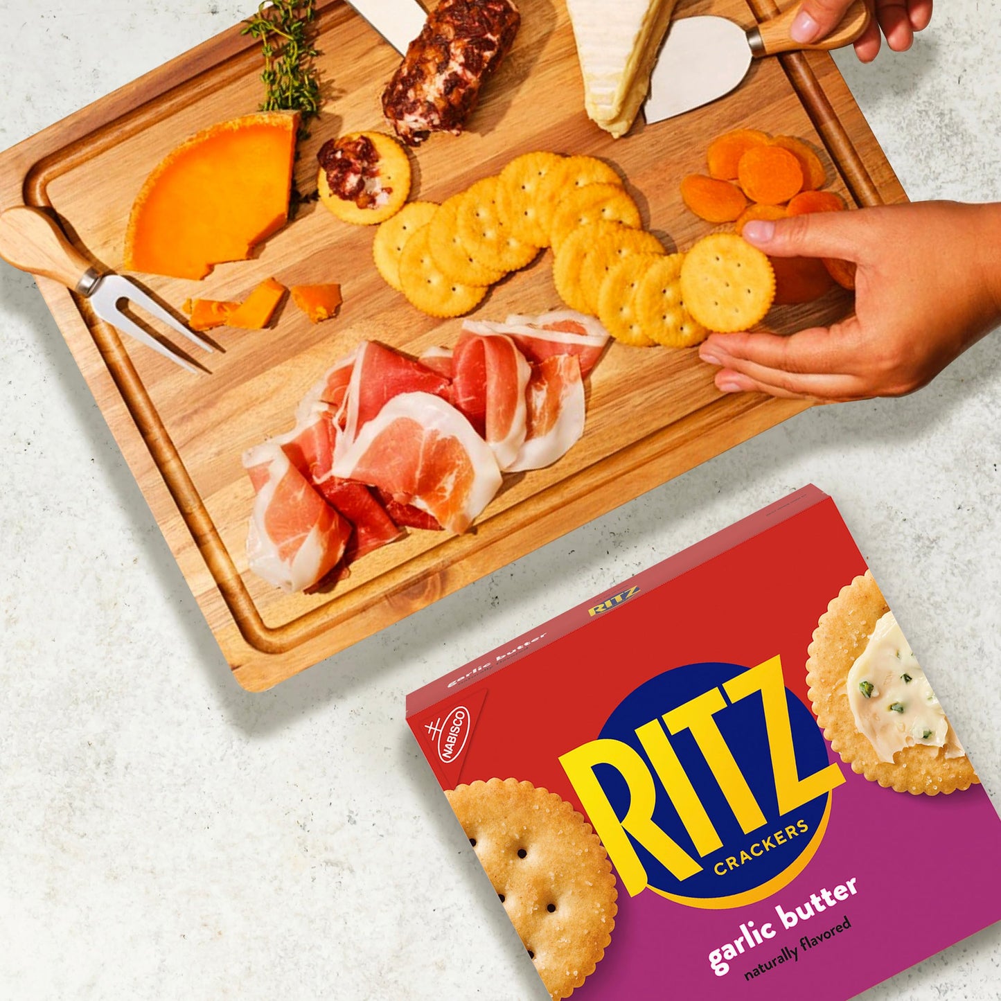 RITZ Original Crackers, 20 Snack Packs (6 Crackers Per Pack)