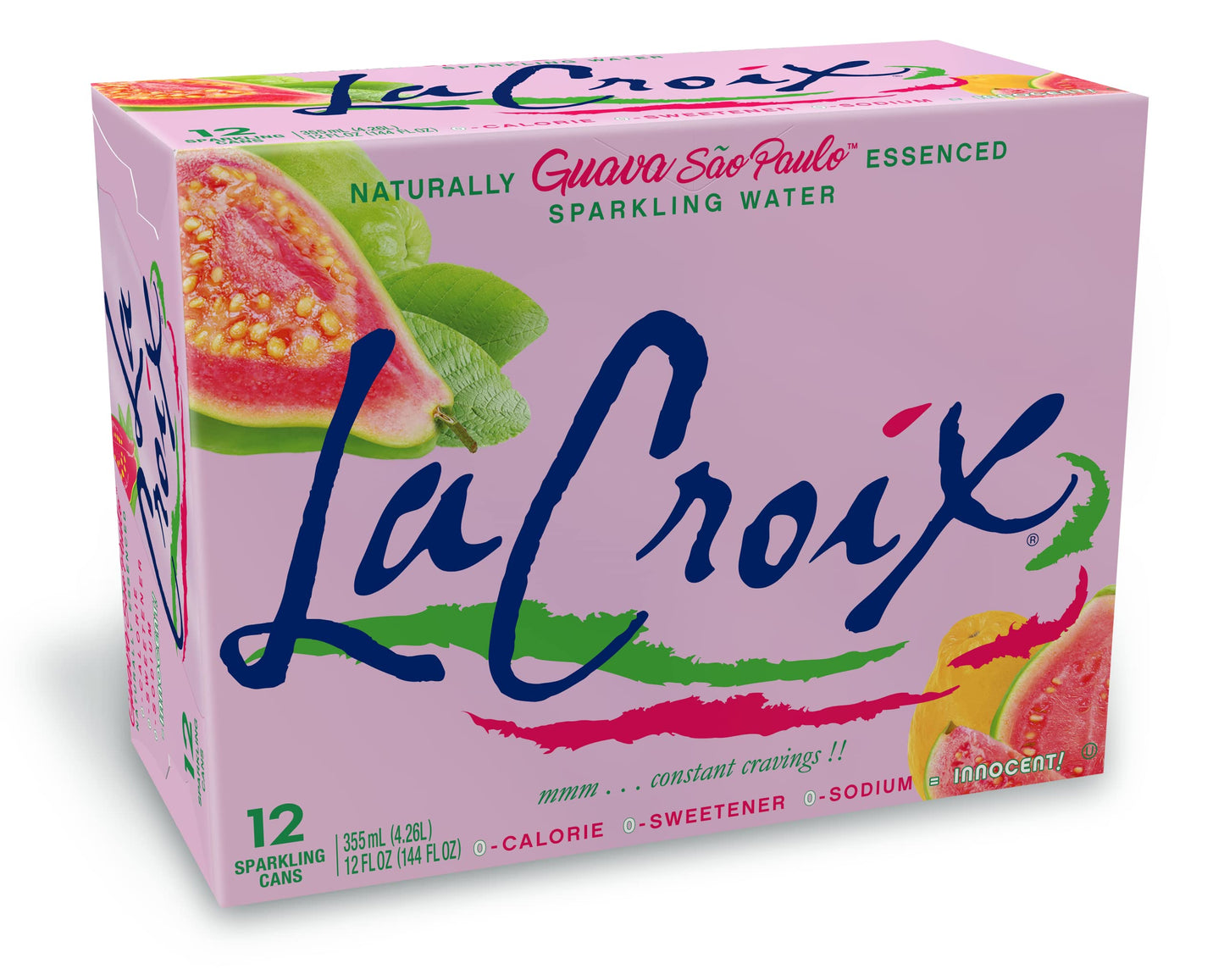 La Croix Sparkling Water, Grapefruit, 12 Fl Oz (Pack of 12)