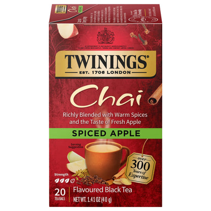 Twinings English Breakfast Black Tea, 100 Individually Wrapped Tea Bags, Smooth, Flavourful, Robust, Caffeinated, Enjoy Hot or Iced