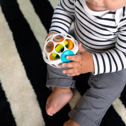 Baby Einstein Outstanding Opus The Octopus Sensory Rattle & Teether Multi-Use Toy, BPA Free & Chillable, 3 Months & up, Multicolored