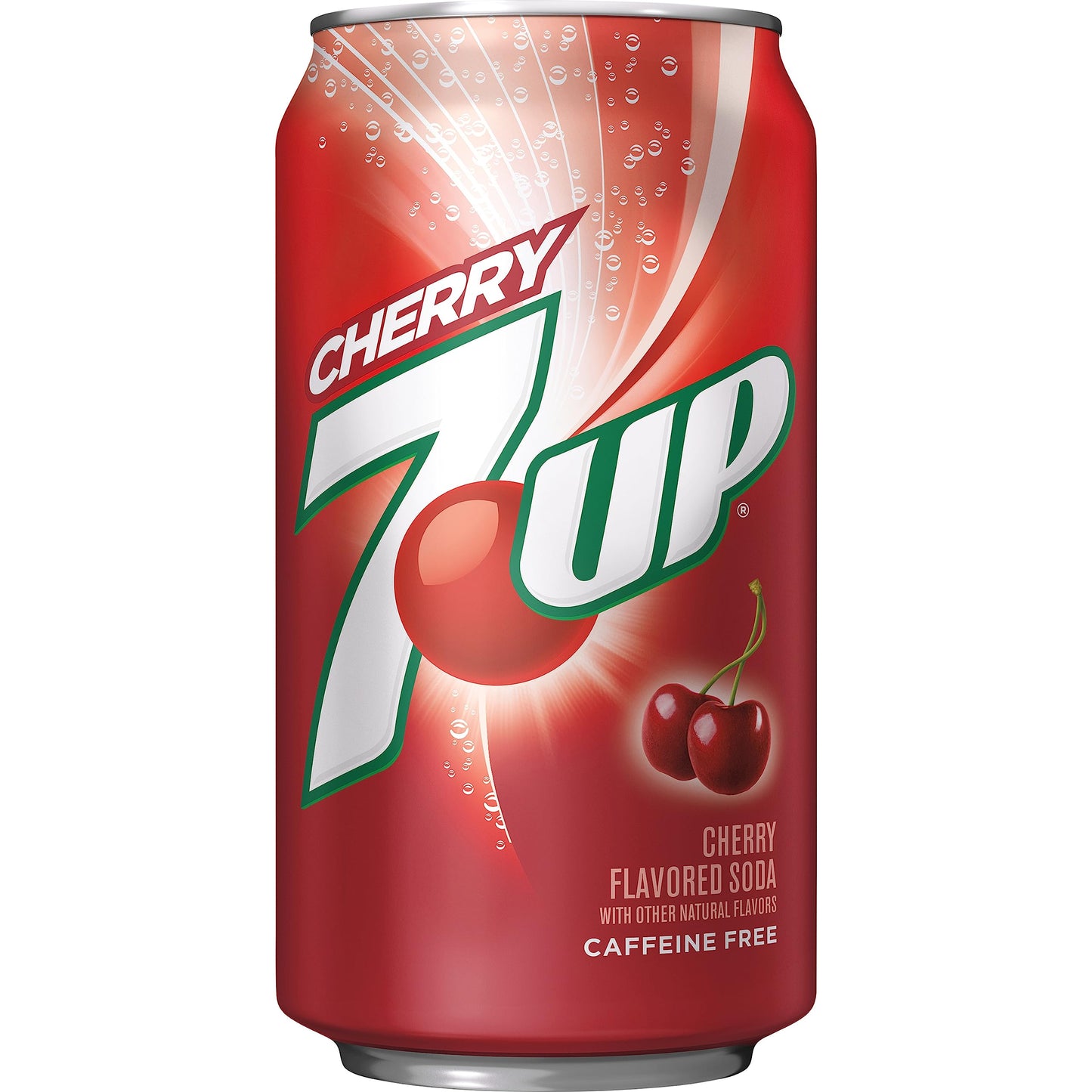 7UP Cherry Zero Sugar Soda, 12 fl oz cans (Pack of 12)