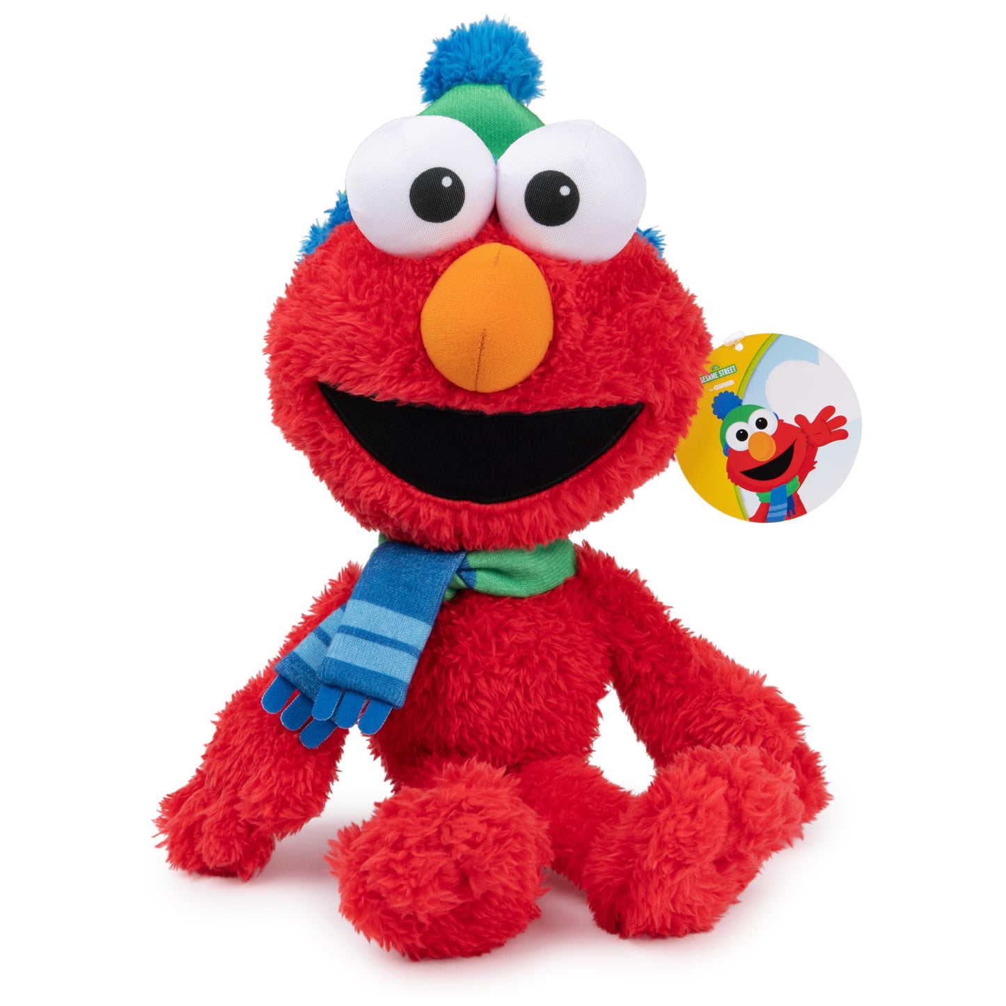 GUND Sesame Street Official Elmo Muppet Plush, Premium Plush Toy for Ages 1 & Up, Red, 13”