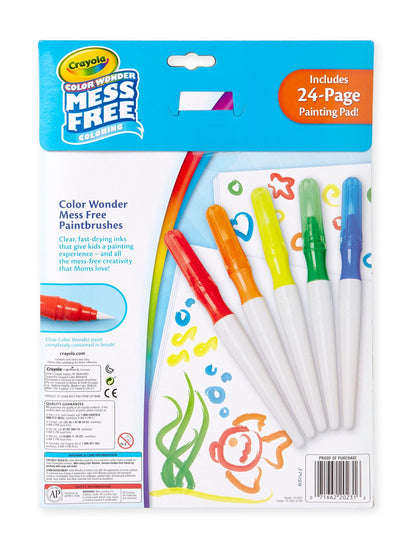 Crayola Color Wonder Mess Free Fingerprint Ink Painting Activity Set, Finger Painting Alternative, Toddler Coloring, Gift, 3+